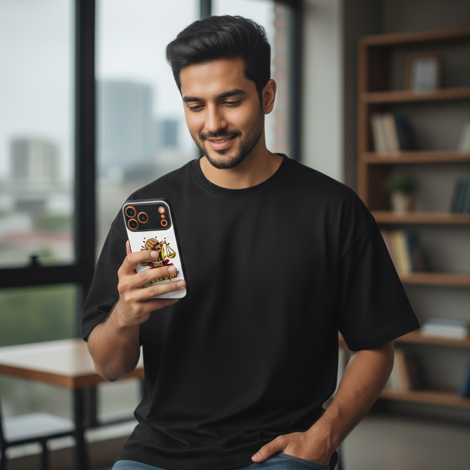 NEEDHI VELLUM – Power Shield Phone Case (iPhone 13–17 Series)