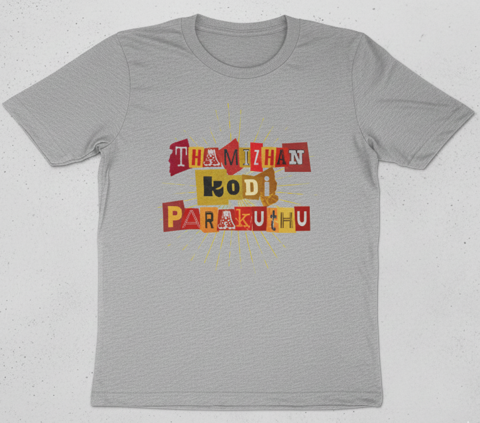 THAMIZHAN KODI PARAKUTHU – PREMIUM UNISEX T-SHIRT