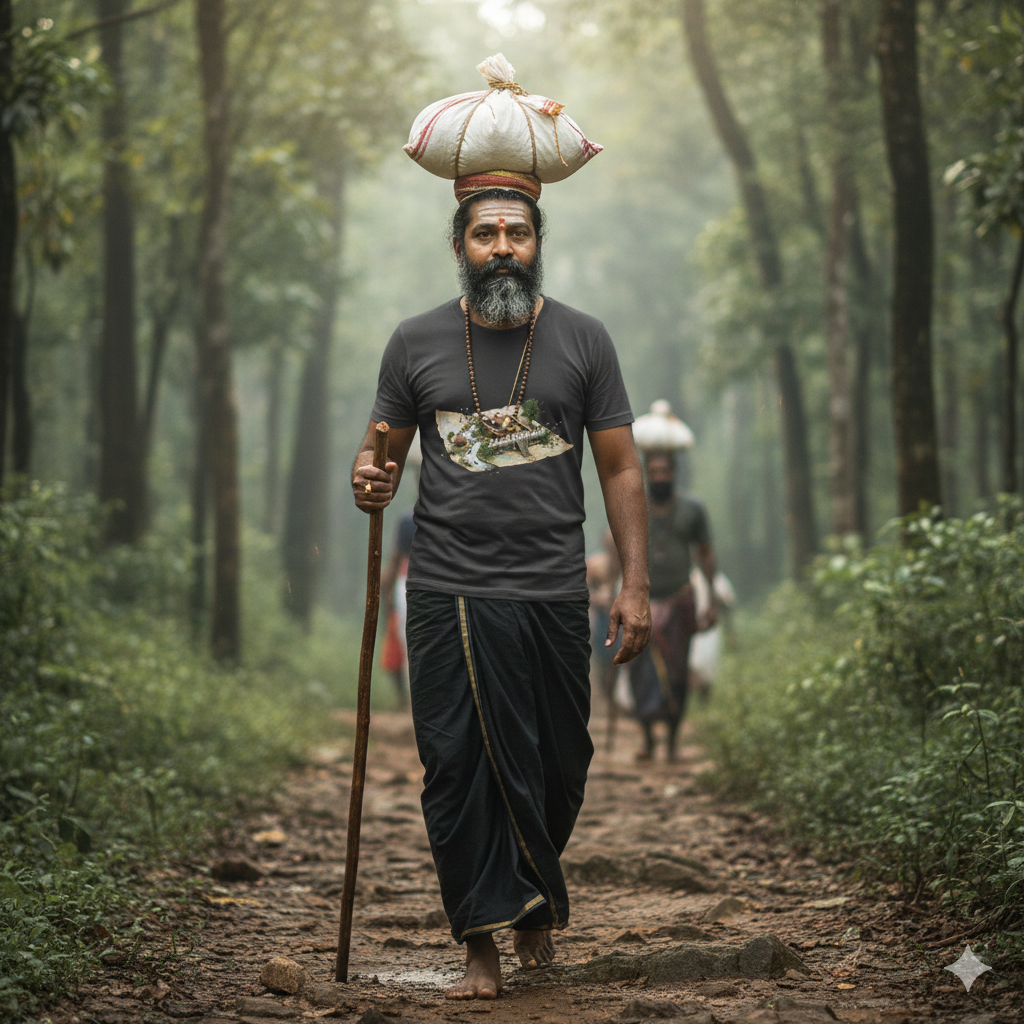 SABARIMALA 3D MAP EDITION – PREMIUM T-SHIRT