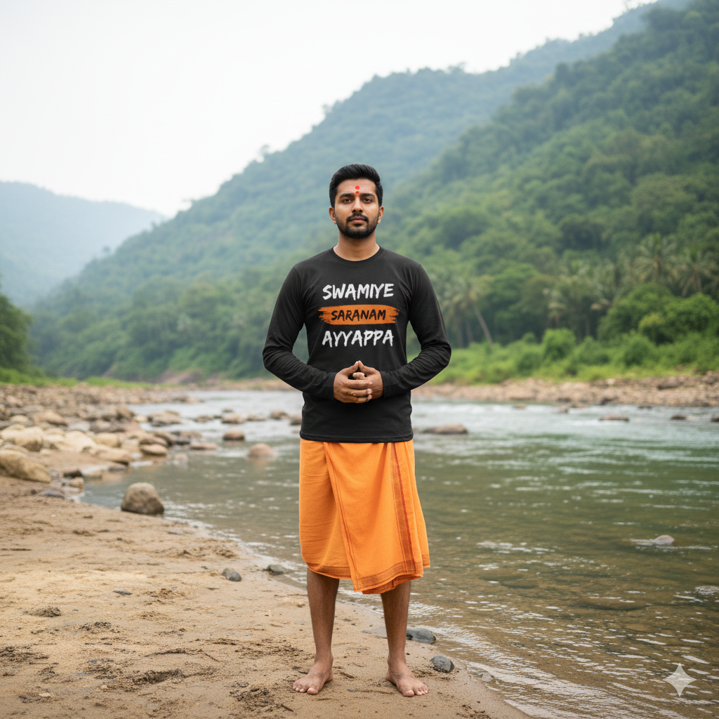 Swamiye Saranam Ayyappa – Premium Full-Sleeve T-Shirt