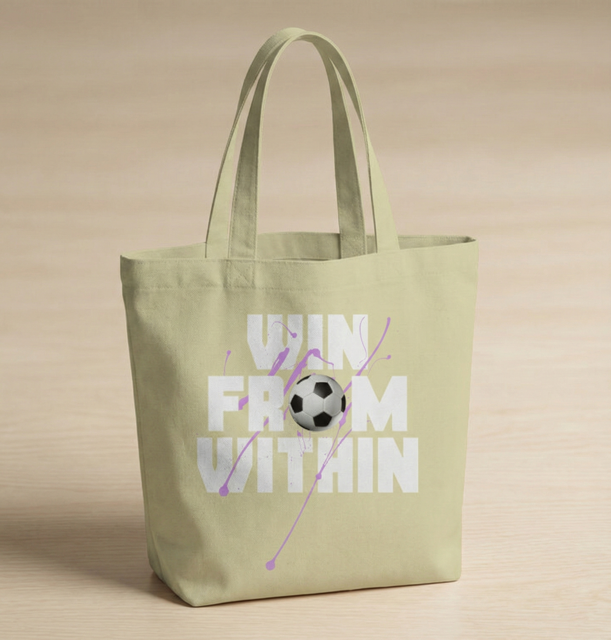 Win From Within – Motivational Tote Bag