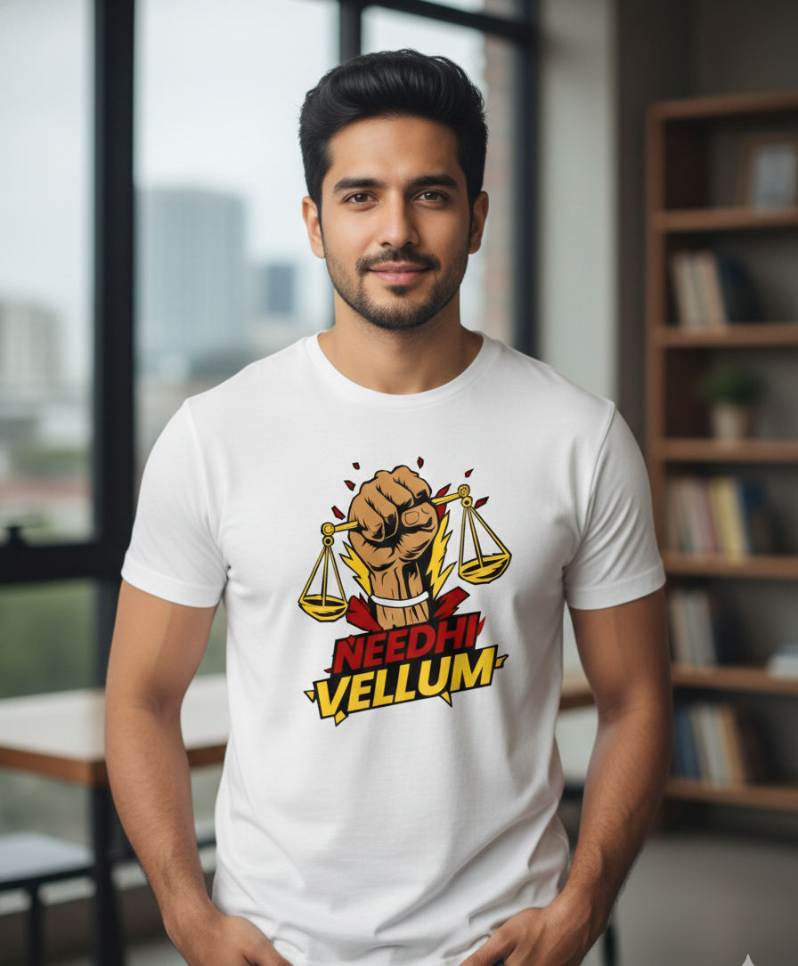 NEEDHI VELLUM – Power Tee (Unisex)