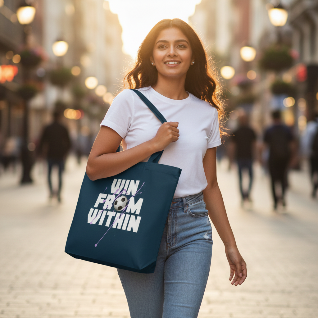 Win From Within – Motivational Tote Bag