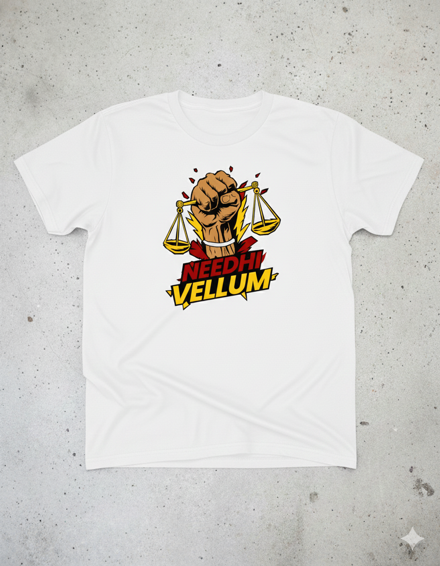 NEEDHI VELLUM – Power Tee (Unisex)