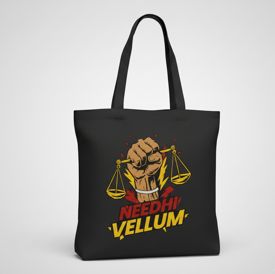NEEDHI VELLUM – Power Tote Bag