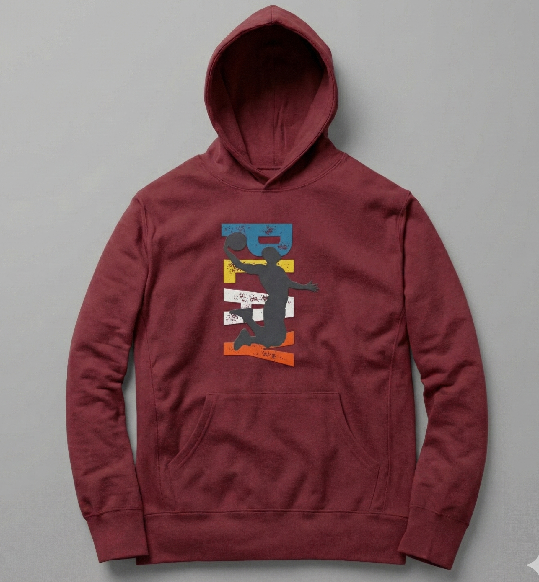 Rise & Dunk Graphic Hoodie – Play Bold. Stay Warm.